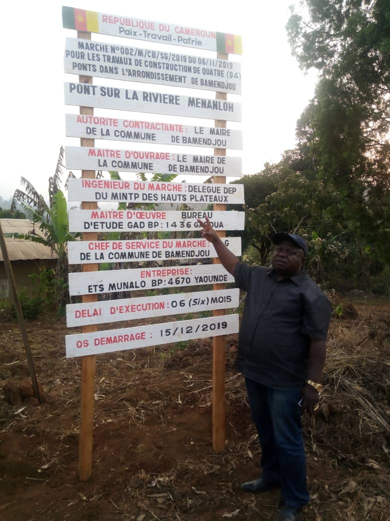 Construction des ouvrages de franchissements à Bamendjou
